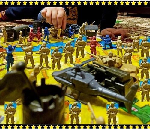 Tank Asker Set Oyun Halısı 50 Parça 2 Paket Birden Komando Uçak Kale Helikopter Oyuncak