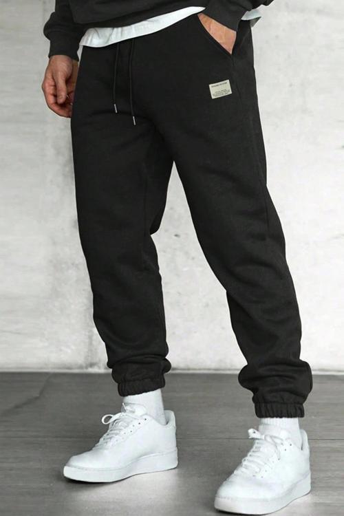 Erkek Armalı Günlük Rahat İçi Şardonlu Üç İplik Paça Lastikli Jogger Eşofman Altı