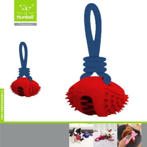 Köpek Oyuncaği İpli Dikenli Top