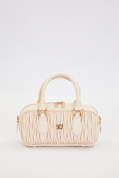 Krem Kadın El ve Omuz Çantası 930928