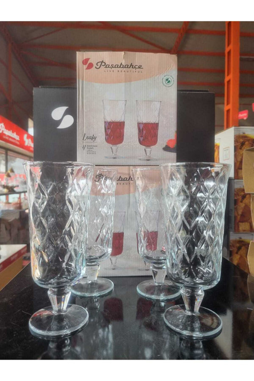 leafy 4 lü sunumluk kokteyl meşrubat bardağı 440492