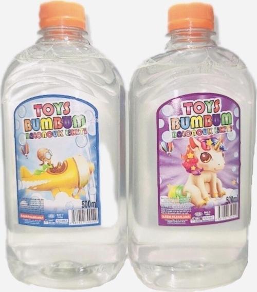 Köpüklü Üflemeli Baloncuk Suyu (baloncuk Solüsyonu) 500 Ml. 2 Adet