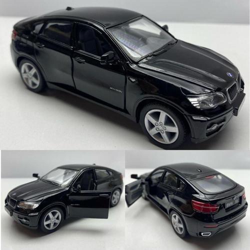 Metal Diecast Oyuncak Araba Bmw X6 Çek Bırak Model Araç Lisanslı 13 Cm
