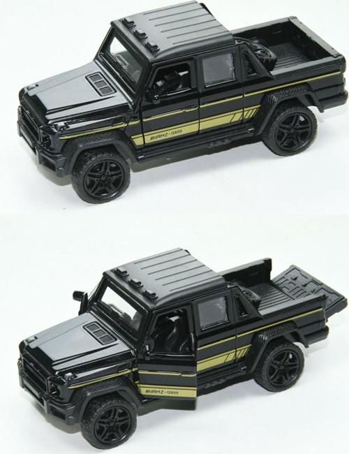 Metal Model Çek Bırak Oyuncak Araba Diecast Mercedes Jip Amg G600 Pickup 12 Cm Arazi Aracı