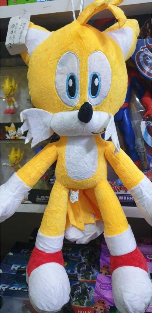 Orijinal Ithal Kumaş Sonic Peluş Oyuncak 40 Cm Shadow Echidna Knuckles Miles Tails