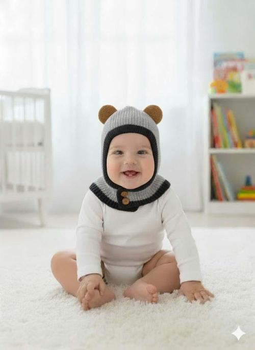 KİTTİ 25480-02 DÜĞMELİ BOYUNLUK TRİKO BERE