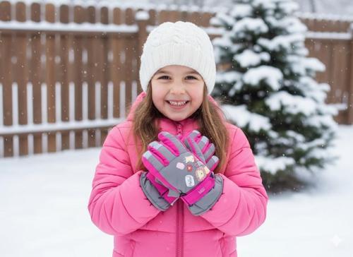 KİTTİ 421-11 4-7 YAŞ KAR KAYAK ELDİVENİ