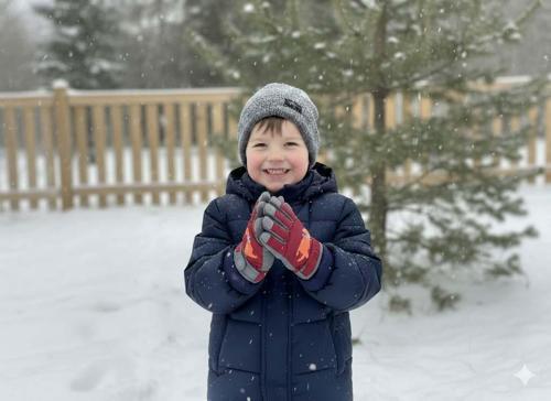 KİTTİ 421-14 4-7 YAŞ KAR KAYAK ELDİVENİ