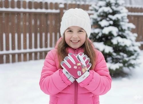 KİTTİ 421-11 4-7 YAŞ KAR KAYAK ELDİVENİ