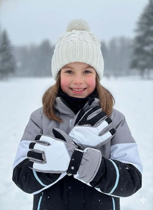 KİTTİ 422-14 9-14 YAŞ KAR KAYAK ELDİVENİ