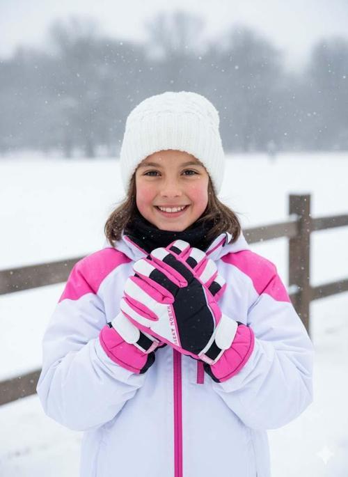 KİTTİ 422-14 9-14 YAŞ KAR KAYAK ELDİVENİ