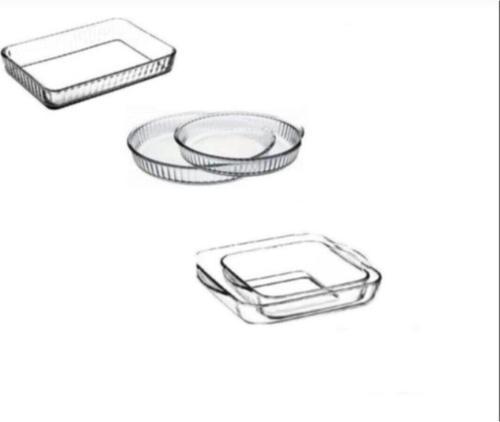 Fırın Tepsisi- 5'li Borcam Set Fma02253 Fma04596 Fma03121 322