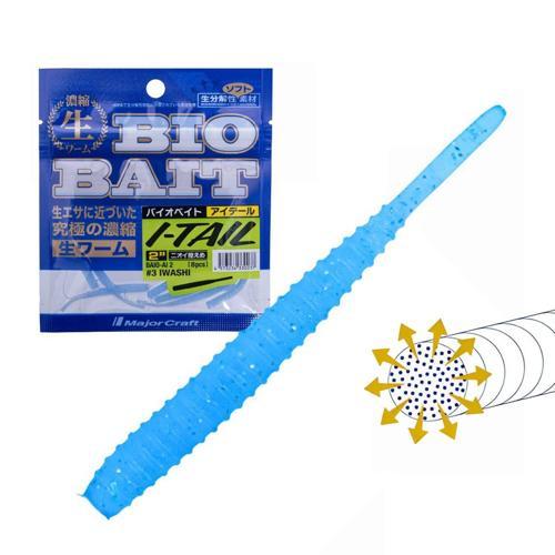 Biobait I-Tail Kokulu Silikon 5cm #03 Iwashi (8 Adet)