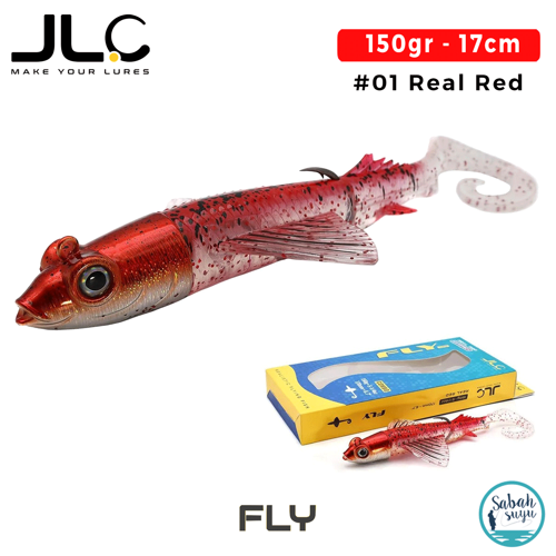 JLC Fly 170 Set 17cm 150gr #01 Real Red Silikon Balık