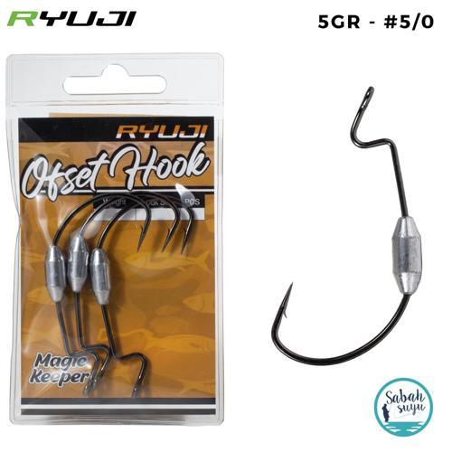 Kurşunlu Offset Olta İğnesi 5gr #5/0 (3 Adet)