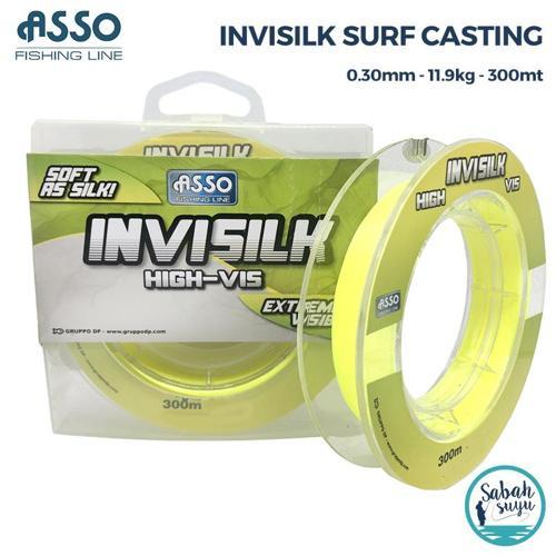 Invisilk Surf Casting 0.30mm 11.9kg 300mt Mono Misina Sarı