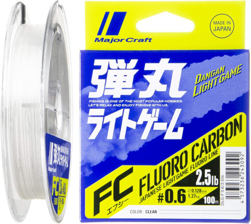 Dangan FC Shock Leader DLG PE 0.6 0.128mm 2.5Lb/1.27kg 100mt