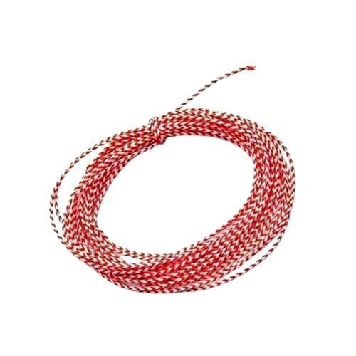 JLC 8X Assist İpi Kırmızı/Beyaz 0.60mm 3mt