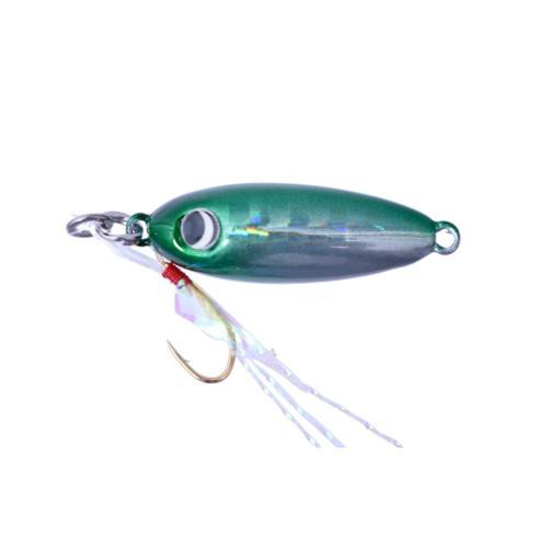 Nano Aji Metal 2.0gr 16mm #02 Green Silver UV