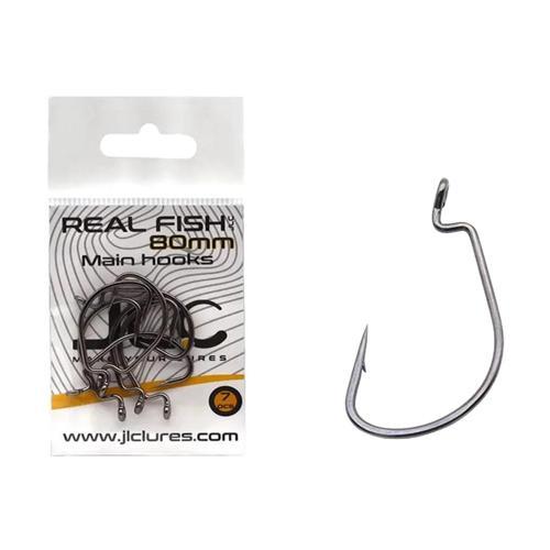 JLC Real Fish 8cm Offset Kafa İğnesi (7 Adet)