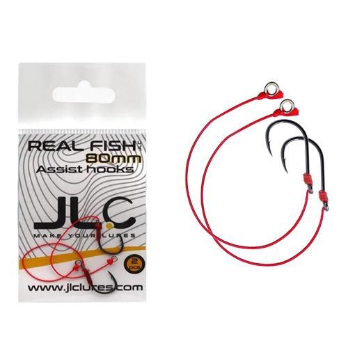 JLC Tekli Hazır Assist İğne Real Fish 8cm / Alevin (2 Adet)