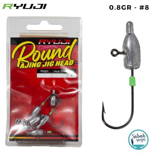 Round Ajing Jighead 0.8gr #8 (5 Adet)