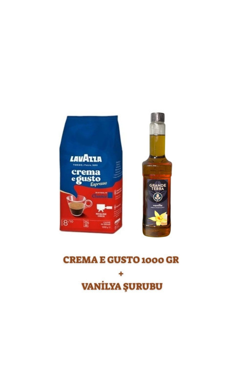 Crema E Gusto 1000 G + Grande Terra Vanilya Şurubu 750 Ml