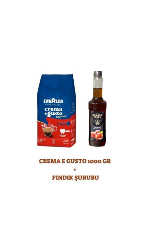 Crema E Gusto 1000G + Grandeterra Fındık Şurubu 750 Ml