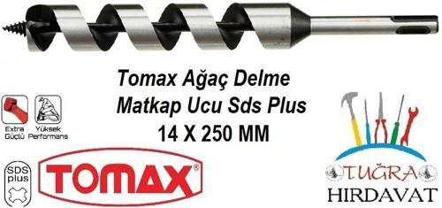 Tomax Sds Plus Ağaç Delme Ahşap Delme Matkap Ucu 14x250