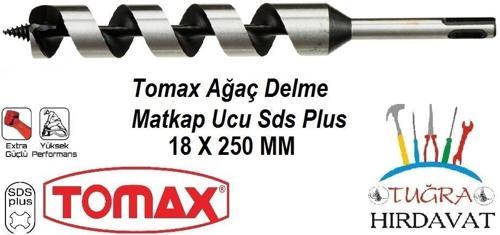 Tomax Sds Plus Ağaç Delme Ahşap Delme Matkap Ucu 18x250