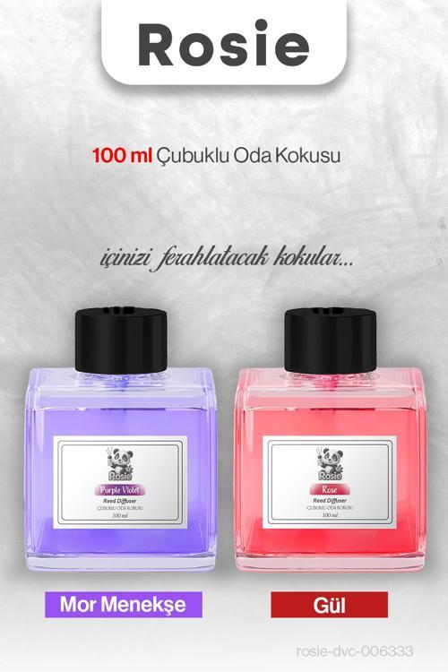 ROSIE Gül ve Mor menekşe Çubuklu Oda Kokusu 100 ml
