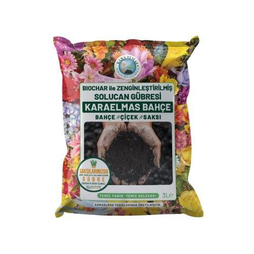 Vermikompost ile Zenginleştirilmiş Biochar Gübre Karışımı 3 L