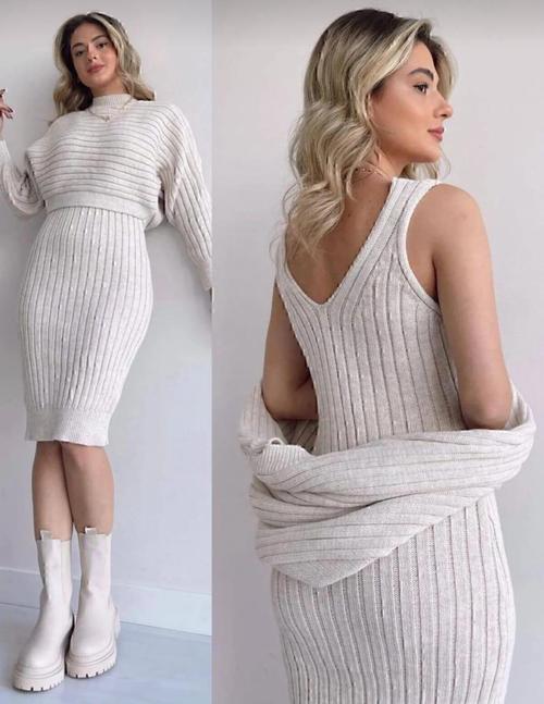 Yarasa kol triko ikili takım