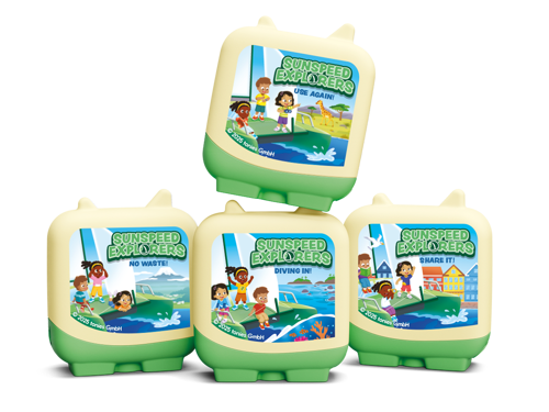 Tonies - Sunspeed Kaşifleri 4 Adet Set İngilizce Sesli Figür