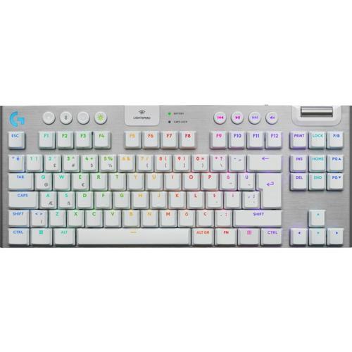 G915 X LightSpeed TKL Düşük Profilli Rgb Aydınlatmalı GL Blue PC/Mac Için Kablosuz Ingilizce Q Oyun Klavyesi, B