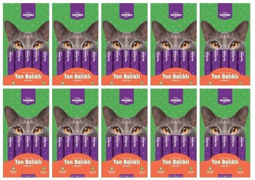 Kiwi Pets Kycc-50352 Yammies Ton Balıklı - Somonlu Sıvı Kedi Ödül Maması*10 Paket