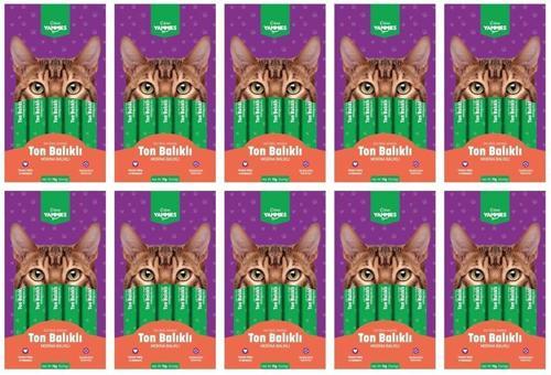 Kiwi Yammies Ton Balıklı Morina Balıklı Sıvı Kedi Ödül Maması*10 Paket