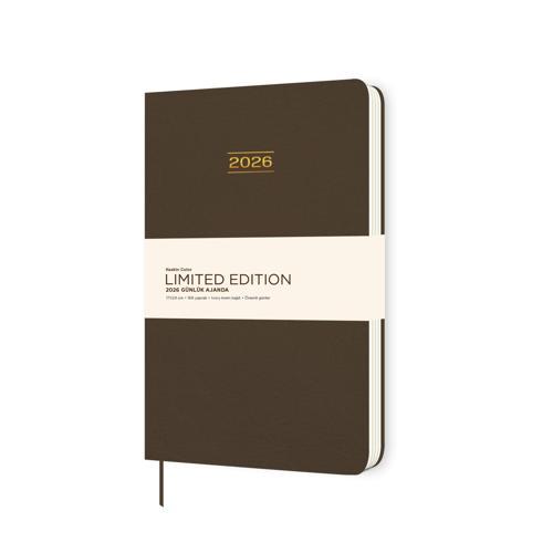 Keskin 2026-17*24 Ciltli Limited Edition Günlük Ajanda - Kahverengi