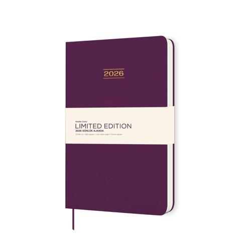 Keskin 2026-17*24 Ciltli Limited Edition Günlük Ajanda - Mor