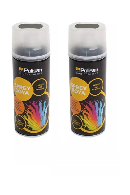 Akrilik Sprey Boya Mat Siyah 2 X 400 Ml