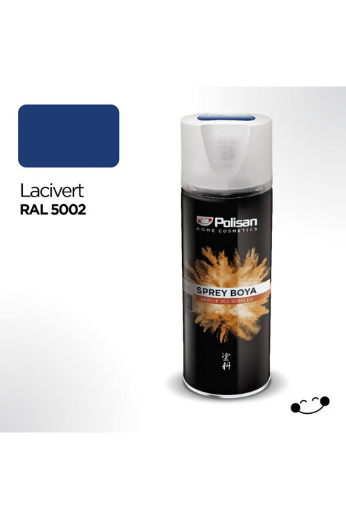5002 Akrilik Sprey Boya Lacivert Ral-5002 Düz Renk