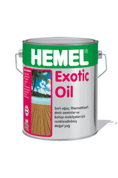 Exotic Oil - Bahçe Mobilyası Için Renkli Yağ - Mustard 2.5 Kg