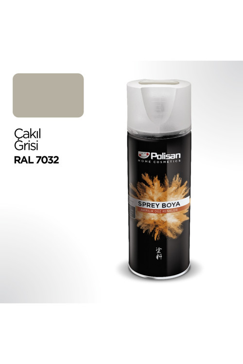 Akrilik Çakıl Grisi Sprey Boya 400 Ml - Ral 7032