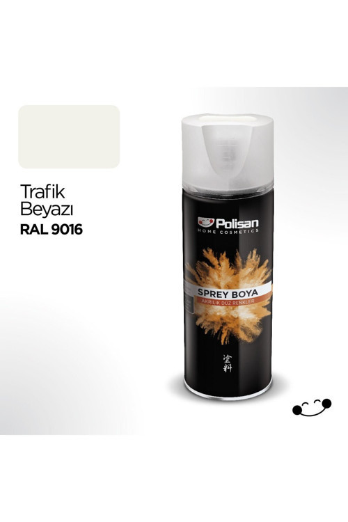 Akrilik Sprey Trafık Beyaz - 9016