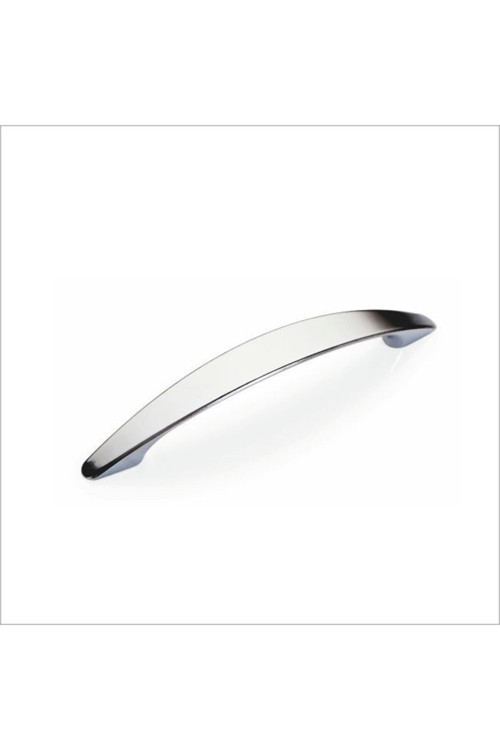 Merve Düz Çekmece Dolap Kapak Kulpu Kulbu 96 Mm Parlak Metal Kulp (2 Adet)