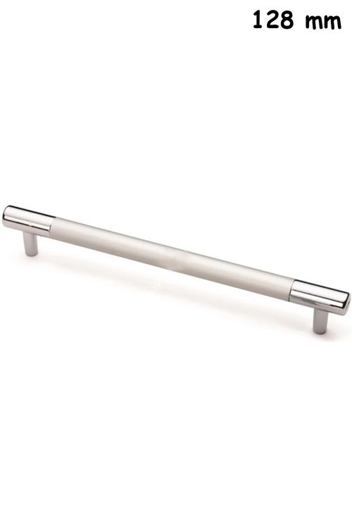 128 Mm T-Alm Boru Boy Kulp Mobilya Dolap Kapak Çekmece Kulpu Mat Krom
