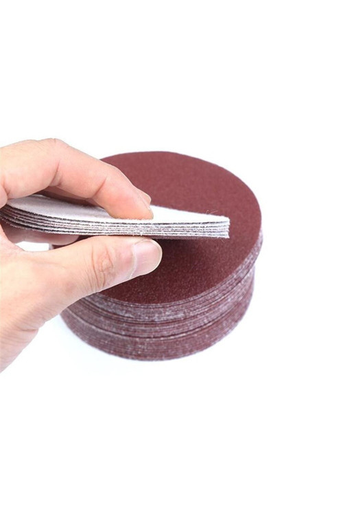 10 Adet Cırt Zımpara Kağıdı El Zımparaları Seti 115 Mm Avuç Içi Spiral Taşlama (120 Kum)