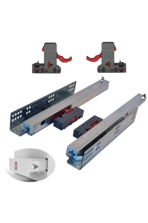 Push Open 50 Cm Tam Açılım Ray