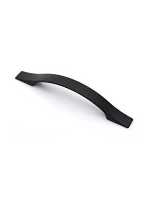 Eko Sülün Çekmece Dolap Kapak Kulpu Kulbu 96 Mm Siyah Metal Kulp (9 Adet)