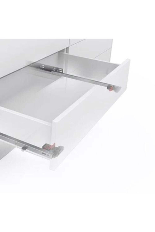 Slidea Frenli Mandallı 400 Cm 18 Mm Çekmece Rayı Kısmi Acılım Mandal Dahil